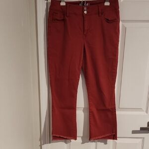 CAbi Red Ankle Jeans